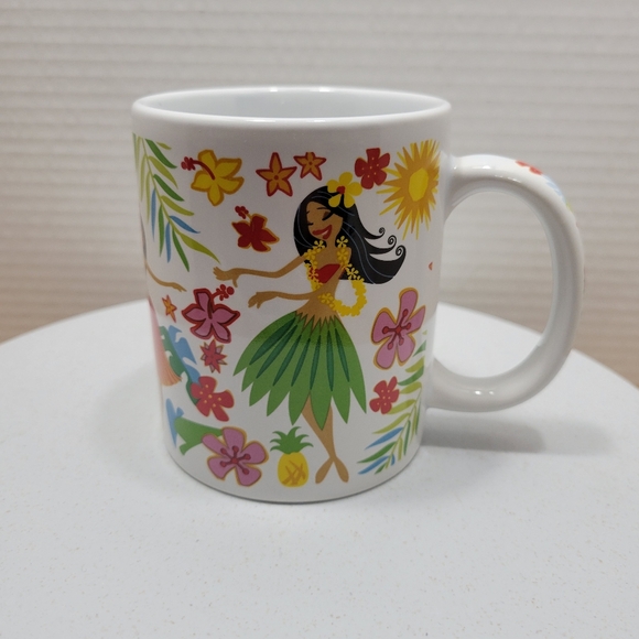 Island Hula Honeys Hawaiian luau coffee mug hula dancers cup - Picture 3 of 12